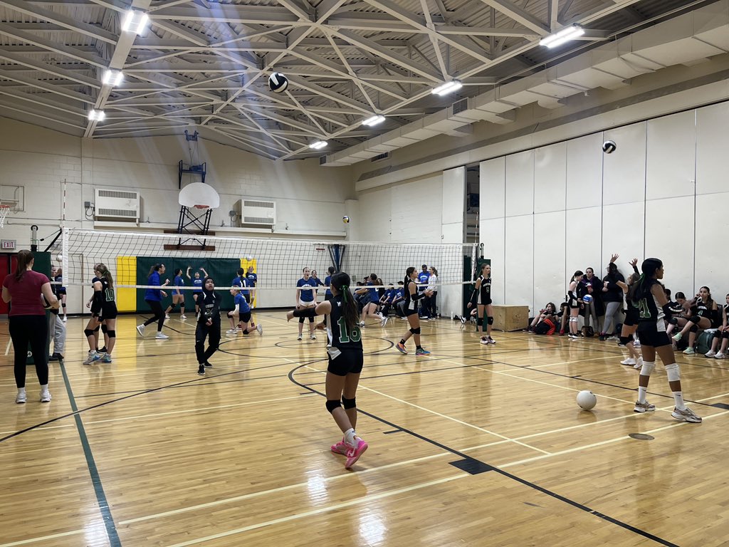 LockerbyNet's tweet image. The Vikings Elementary School Volleyball Tournament is well underway today, with 16 competing teams!  Good luck everyone!