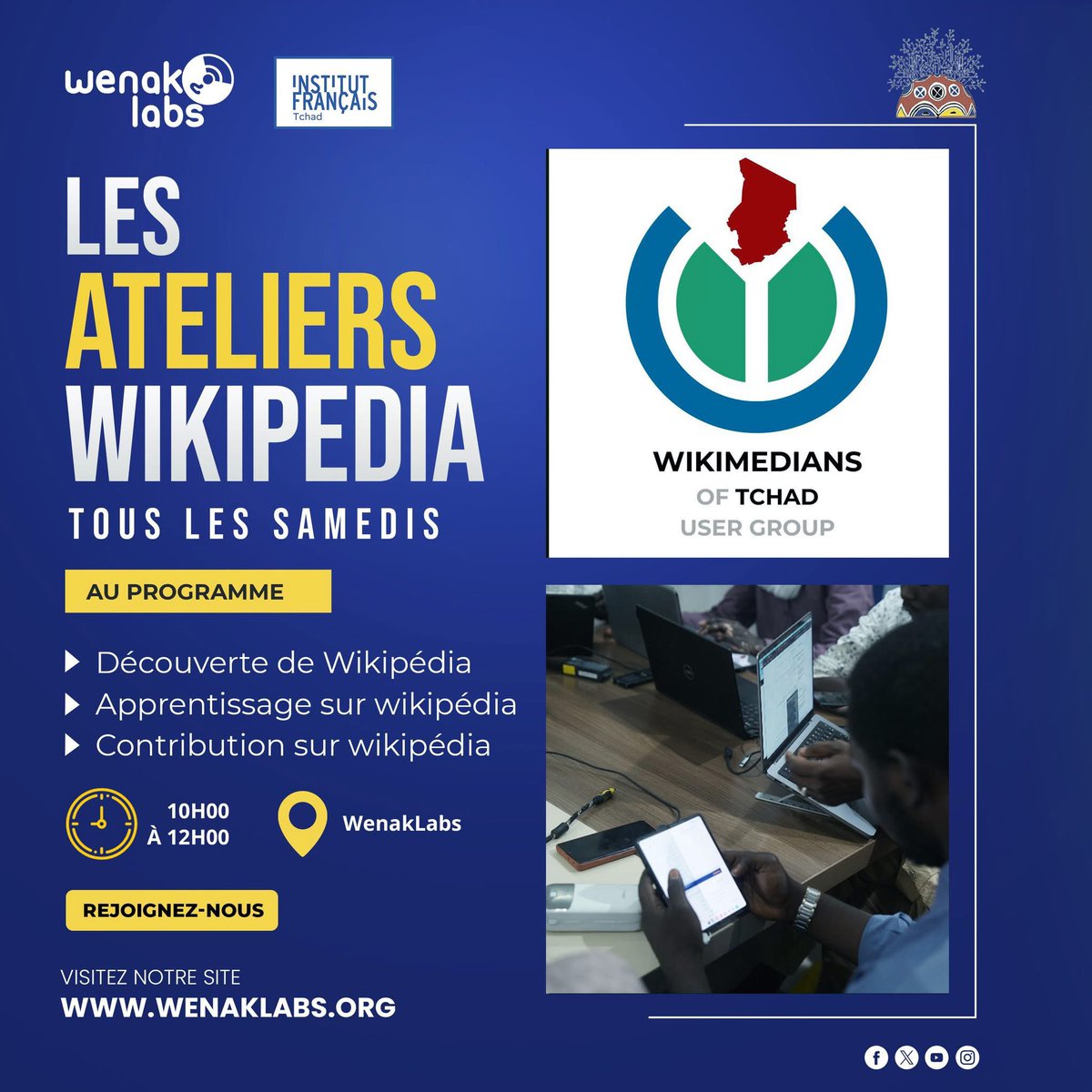 Wikimedia Tchad tweet media
