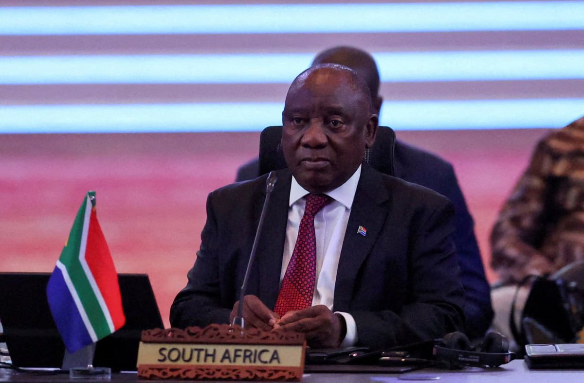 South Africa to symbolically hand over G20 presidency to 'empty chair' amid US absence
——
President Cyril Ramaphosa said on Friday that South Africa will symbolically hand over the G20 presidency to an "empty chair" next week, highlighting the absence of US leadership at the
