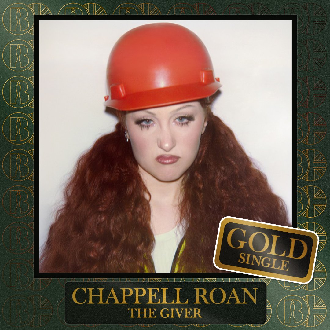 'The Giver', the single by <a href="/ChappellRoan/">Chappell Roan</a>, is now #BRITcertified Gold