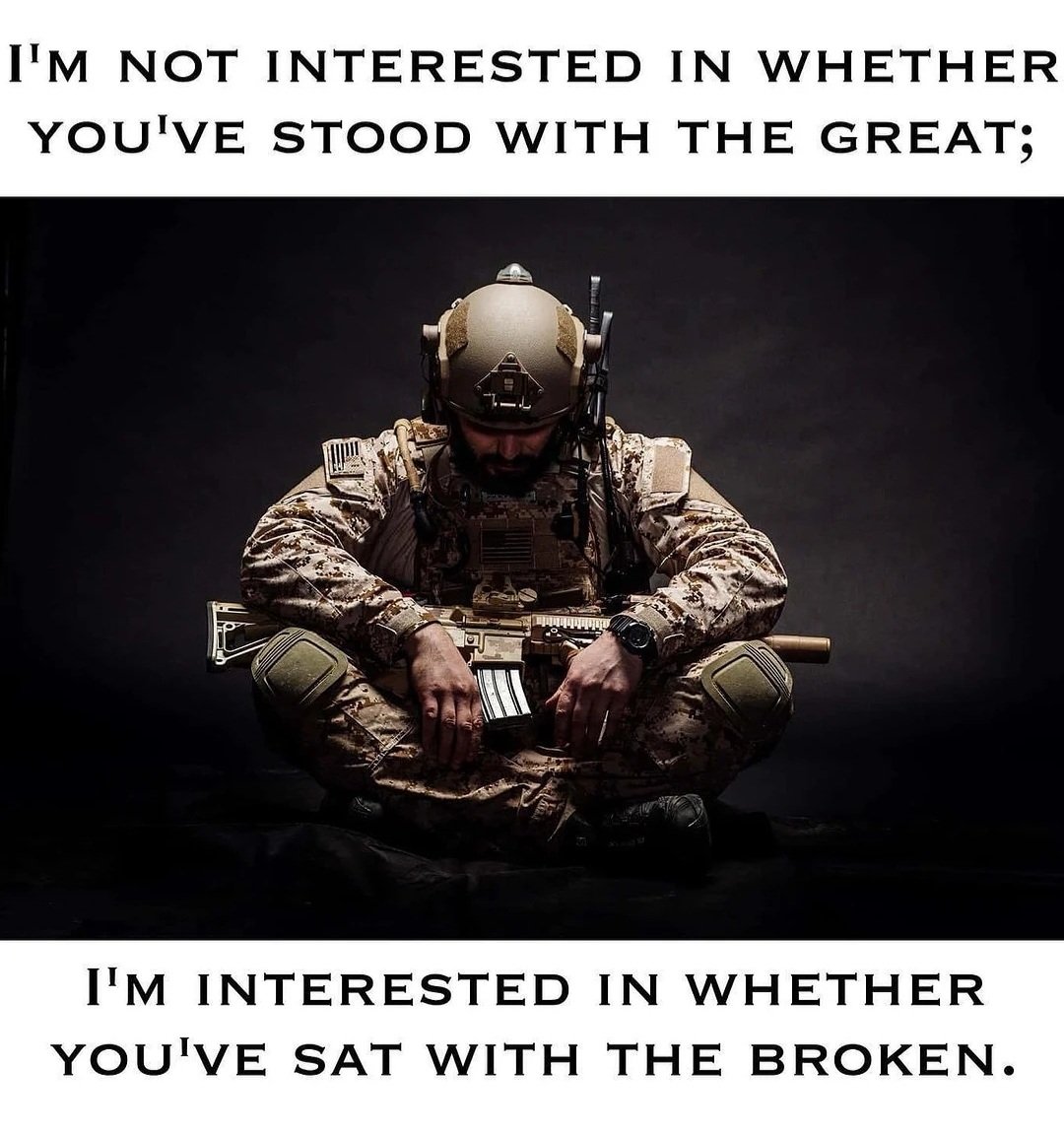 To all my fellow Veterans, make sure you always check in with your battle buddy.