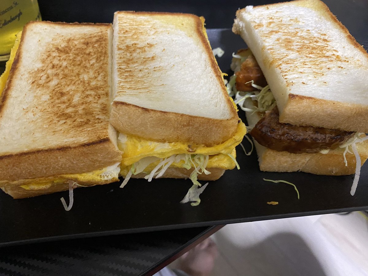 ホットサンドマン参上∠(　˙-˙ )／