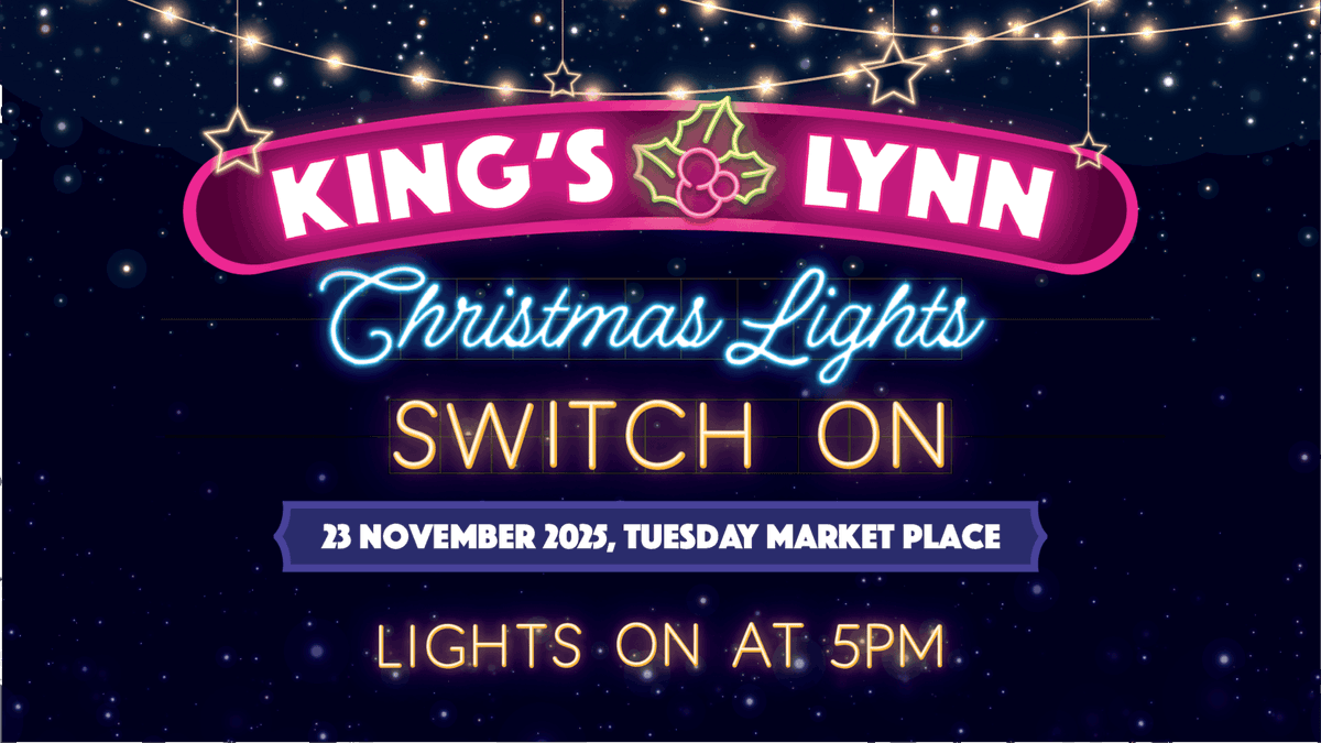 King’s Lynn is set to sparkle as the town’s annual Christmas Lights Switch-On returns on Sunday 23 November 2025.
west-norfolk.gov.uk/info/20195/eve…