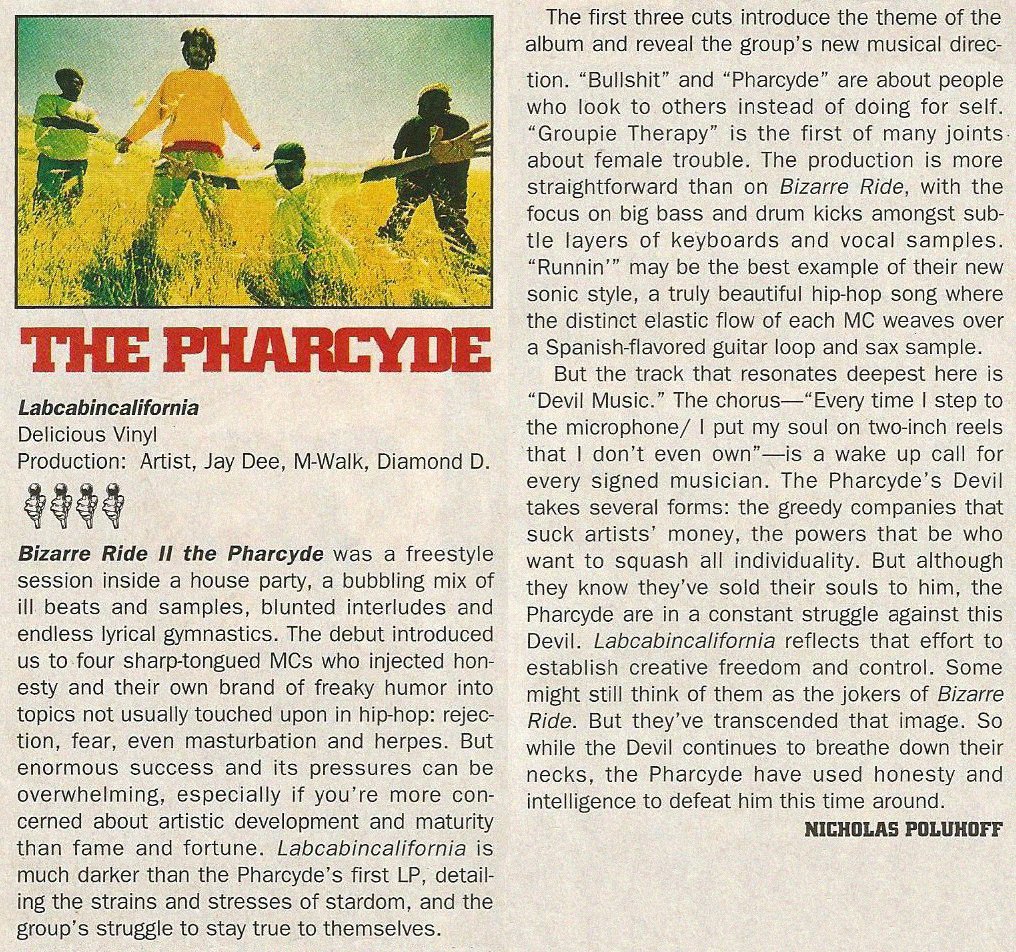 The Pharcyde – Labcabincalifornia（1995年11月14日発売） ㊗️30周年