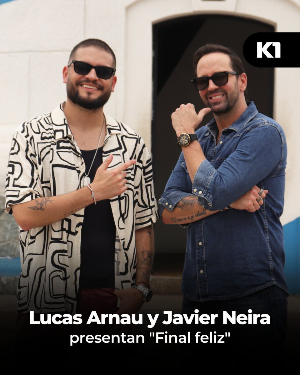✨ Lucas Arnau y Javier Neira presentan “Final Feliz” 🎶 Una colaboración llena de emoción, magia y nueva energía creativa 💛 ¡No te la pierdas! 🔥🎧 La nota completa en 👉 acortar.link/xi5SRM 👈 (BV)