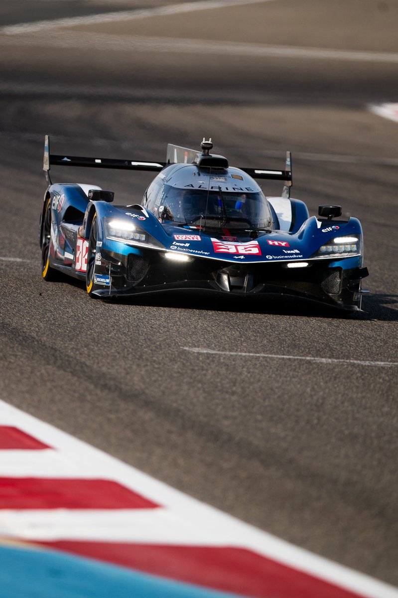 SignatechAlpine's tweet image. Antonio completed his first official laps in the A424 during the Rookie Tests in Bahrain a few days ago. ☑️