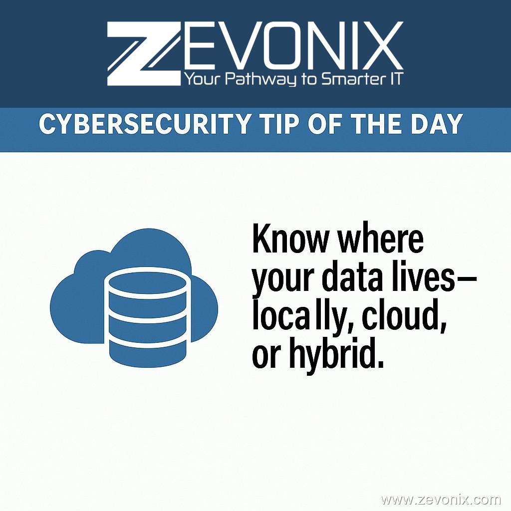 Zevonix_IT's tweet image. ☁️ Do you know where your data lives?
Whether it’s local, in the cloud, or a hybrid setup — visibility is the first step to security.
👉 zurl.co/h6rDe

#CyberSecurity #DataSecurity #CloudComputing #Zevonix