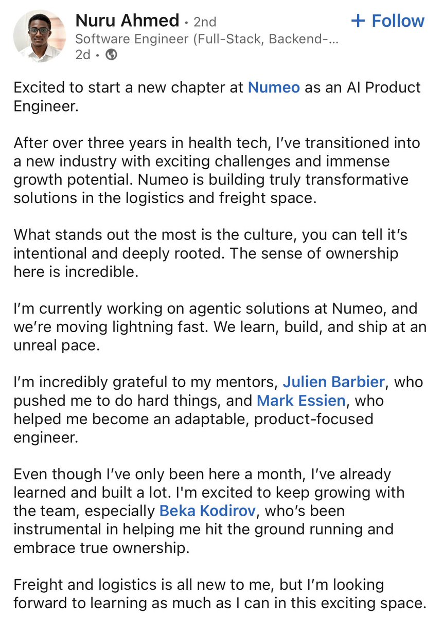 jbarbier's tweet image. Congratulations Nuru Ahmed 🥳 #ALX_SE