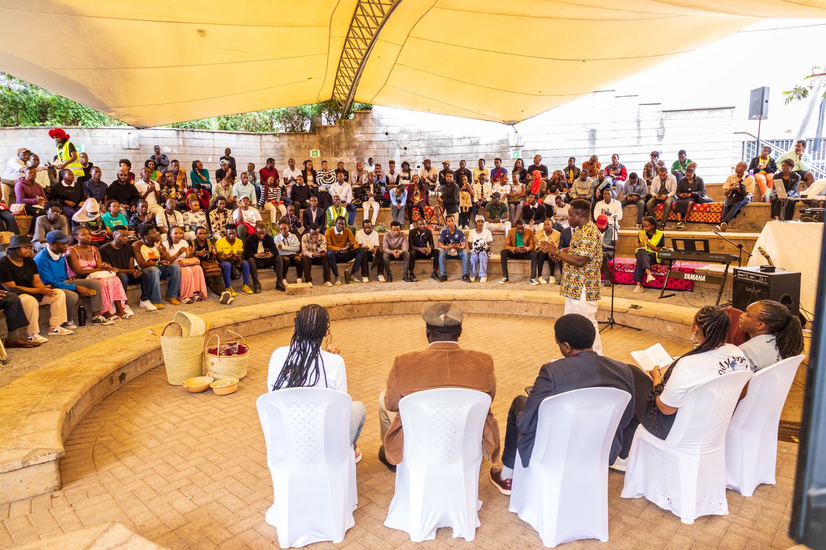Day 1 of the Refill &amp; Reuse Festival at the Museums of Kenya: 

PACKED amphitheater. Mostly under-30s. One of the most vibrant panels I've ever moderated.

Brought together a panel of <a href="/HellenDena/">Hellen Dena</a> and <a href="/MutwolGerance/">Gerance Mutwol.</a> from <a href="/Greenpeaceafric/">Greenpeace Africa</a> , <a href="/CEJADKenya/">CEJAD KENYA</a> , Ministry of Environment,