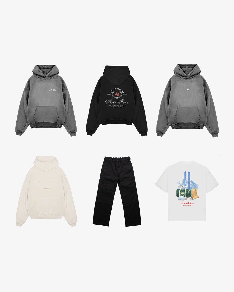 Ares_Store's tweet photo. La collection ‘Transalpino, Part.I’ est maintenant disponible sur https://t.co/XWvvIouoyI. 

6 nouvelles pièces essentielles pour passer l’Automne-Hiver au chaud. https://t.co/FyuxTFET39