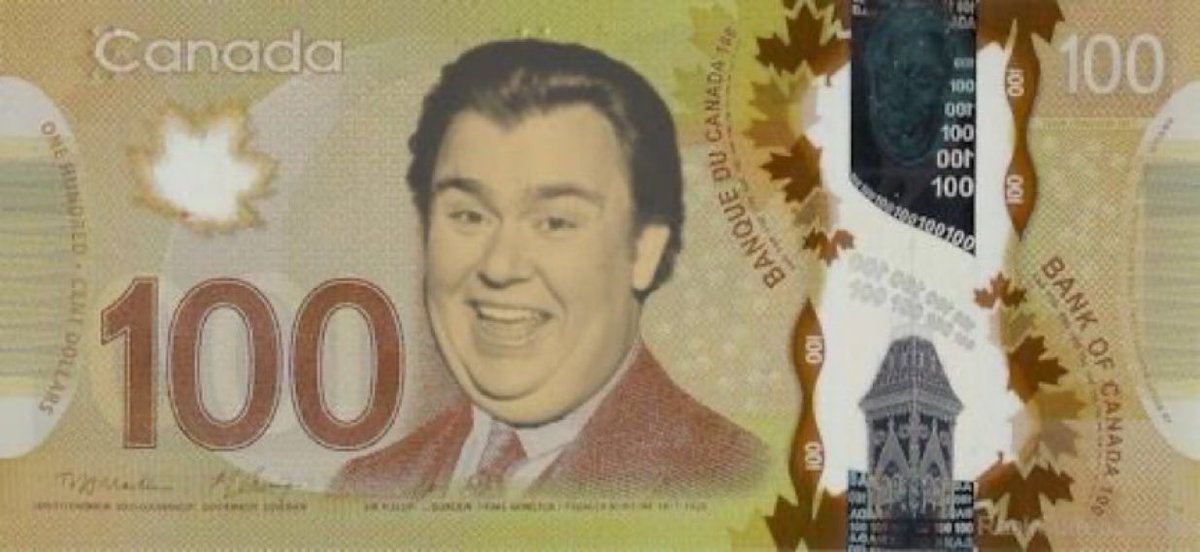 We should also put John Candy on our bills and call it the “Uncle Buck” 🇨🇦🤝