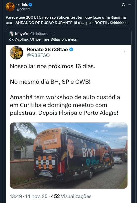 Choquei BTC tweet media