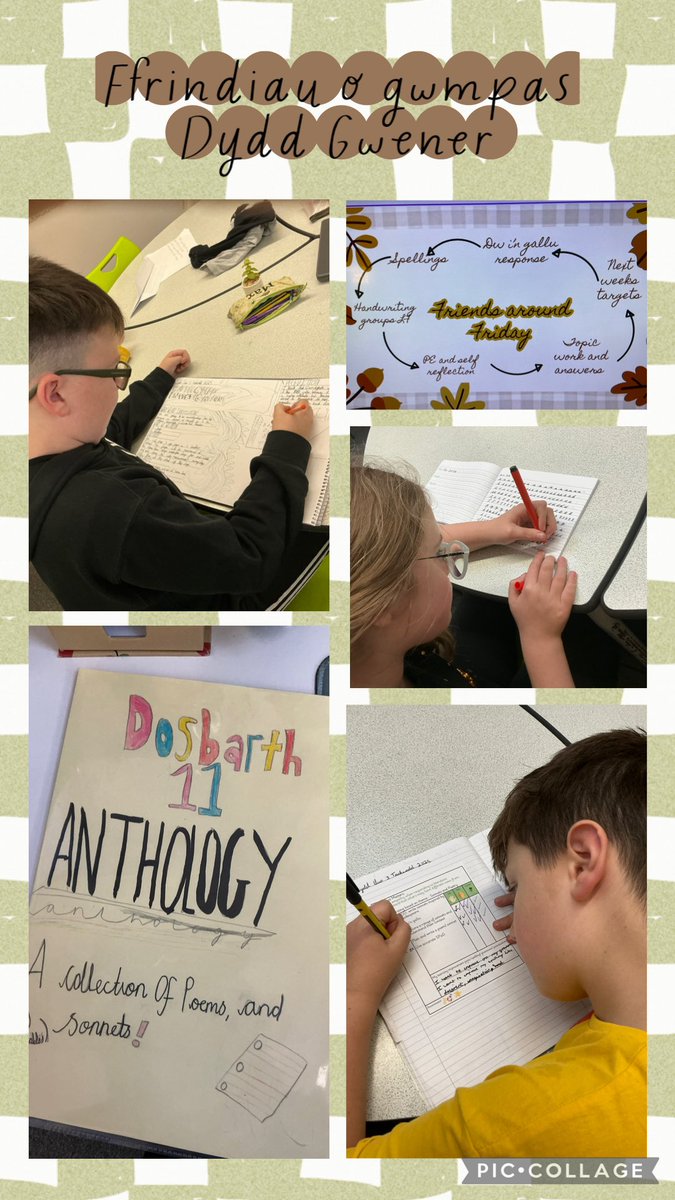 Ffrindiau o gwmpas Dydd Gwener✨ we focused on our joins in handwriting, uplevelled our poems &amp; reflected on our targets as well as an array of other activities! Gwaith ardderchog pawb👏🏻 <a href="/garntegprimary/">Garnteg Primary</a> <a href="/MrsSParkerEvans/">Mrs Parker Evans</a>