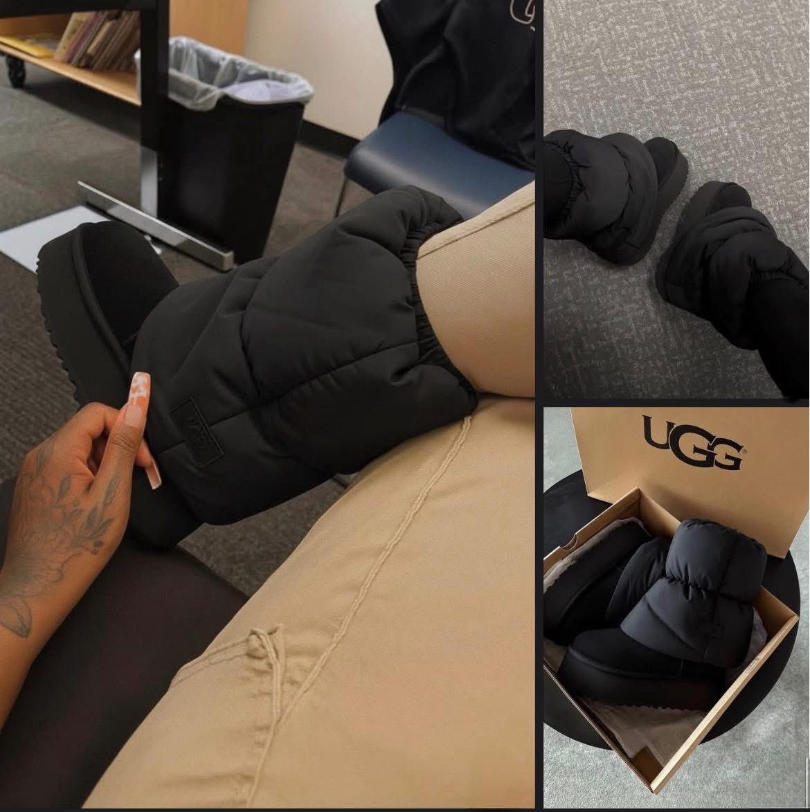 UGG mini puffer boots 😍got the game on lock this season 🤎