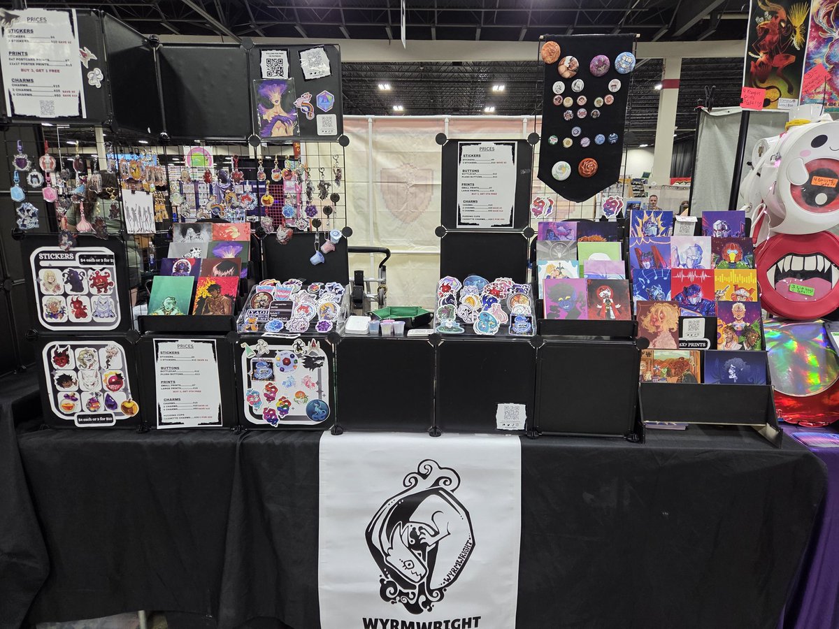 wyrmwright's tweet image. A few finishing touches are due but! I&apos;m at #motorcitycomiccon table G23! Come say hello! 🃏🩶
#mc3