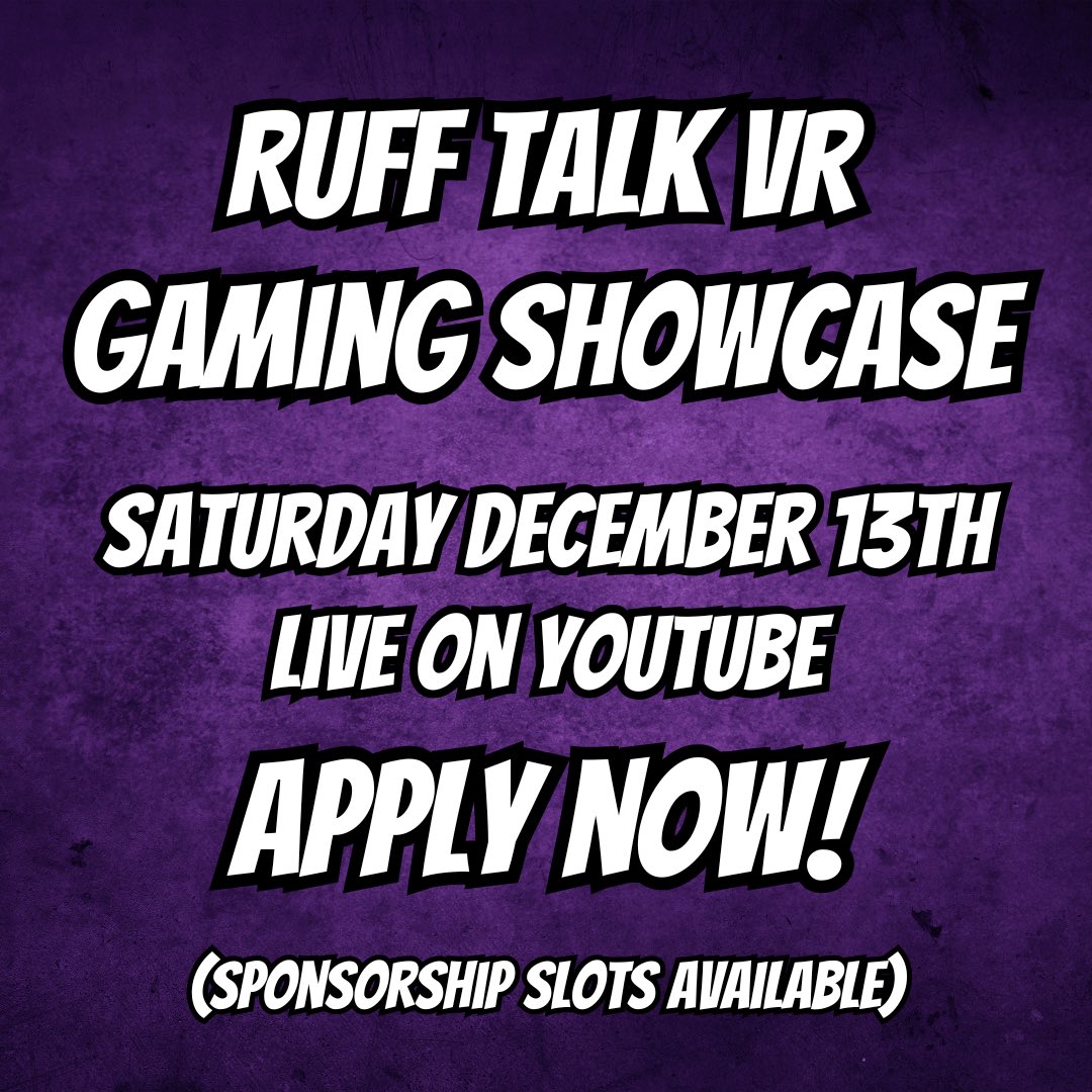 Ruff Talk VR tweet media