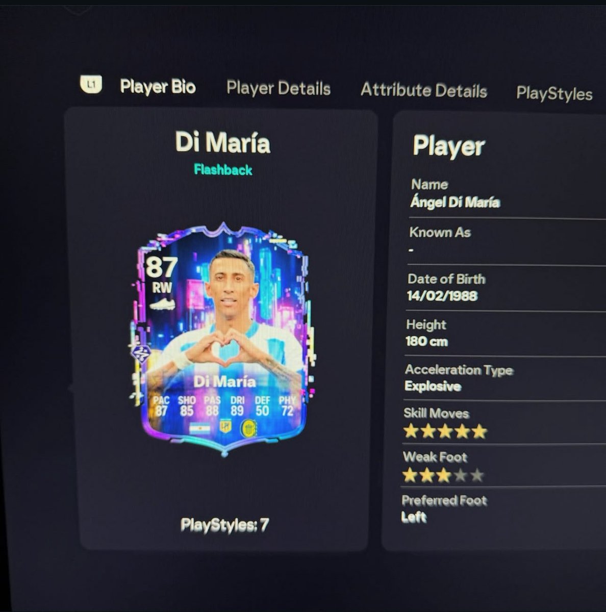 تطويرة ب 100 الف ودي ماريا ف التحديات !!! 😱😱😱🚨

دي ماريا يطلب 83-84-85 ✅

تطويره للقلوب ب 100 الف كوينز او 1000 بوينت 👇🏻

- ريت 84 وتحت 🔻
- سرعه 87 وتحت 🔻
- مركز قلب دفاع 🔻