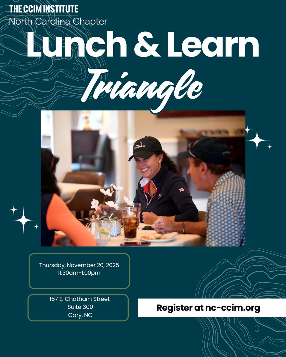 nc_ccim's tweet image. Tap Into Triangle Innovation Nov. 20 at Cary Founded for the #NCCCIM Triangle Lunch &amp;amp; Learn with Rebekah Gregg and Sarah Addis. A great opportunity to connect &amp;amp; explore #CRE trends in mission-driven coworking.
📅 11/20
 📍 Cary Founded
 👉 Register today! bit.ly/42UOXi5