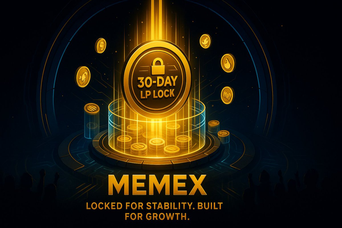 🔒 Stability comes first.
The MEMEX LP is locked for 30 days, then released slowly with 1/180 daily unlocks no dump, no chaos.
Just engineered, sustainable value. ⚡
#MEMEX #Web3 #CryptoEconomy