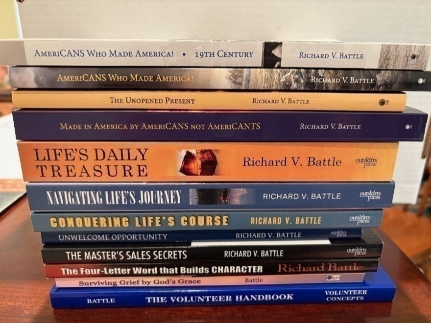 My English teachers never dreamed I would read a book.
I never dreamed I would write one.
Grateful for the inspiration that produced these twelve volumes.