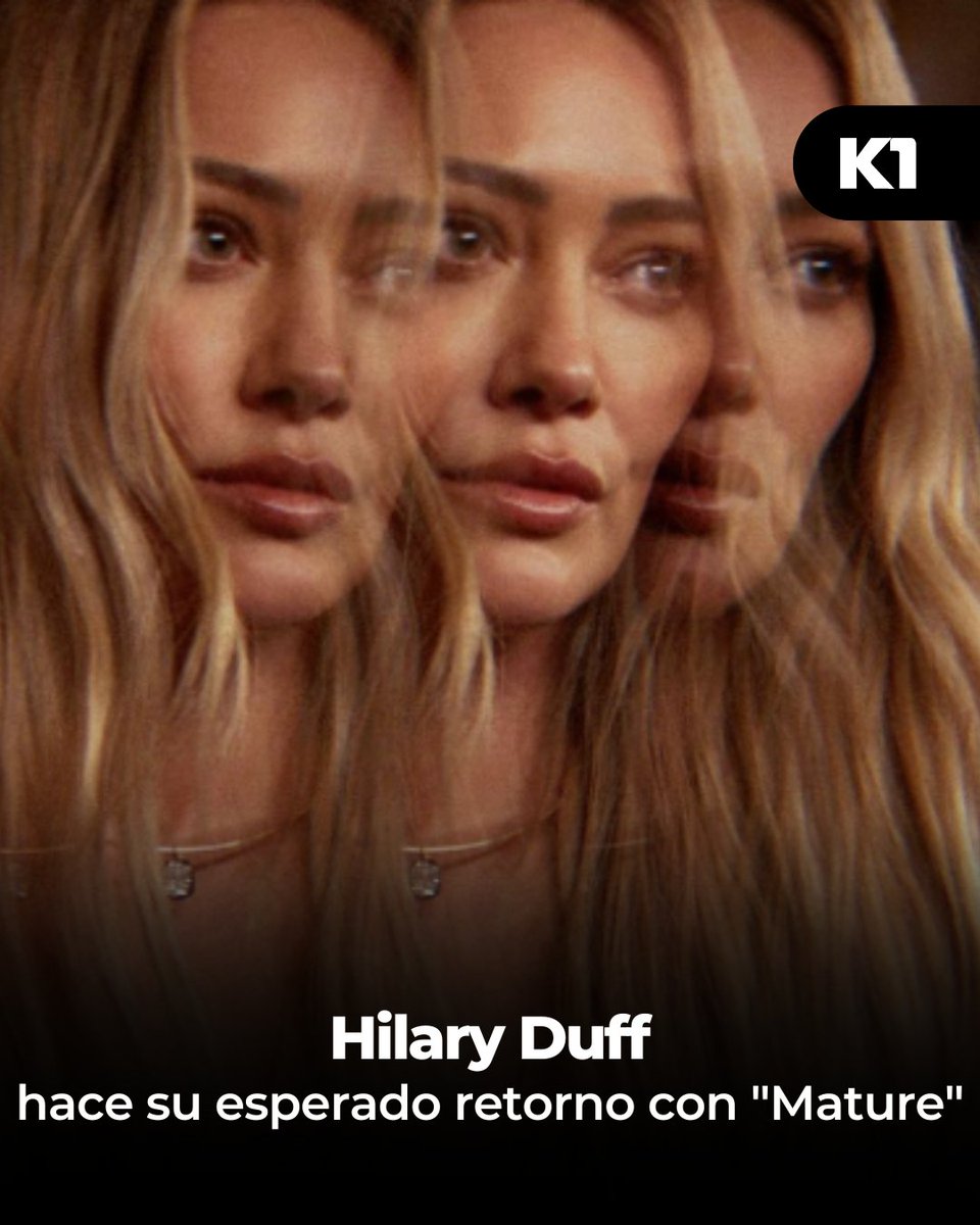 🌟🎤 Hilary Duff regresa con “Mature” 💫 Una oda a su crecimiento, su historia y su nueva era musical ✨💖 ¡El comeback que estábamos esperando! 🔥🎶Más info en 👉 acortar.link/jvrH3k 👈 (BV)