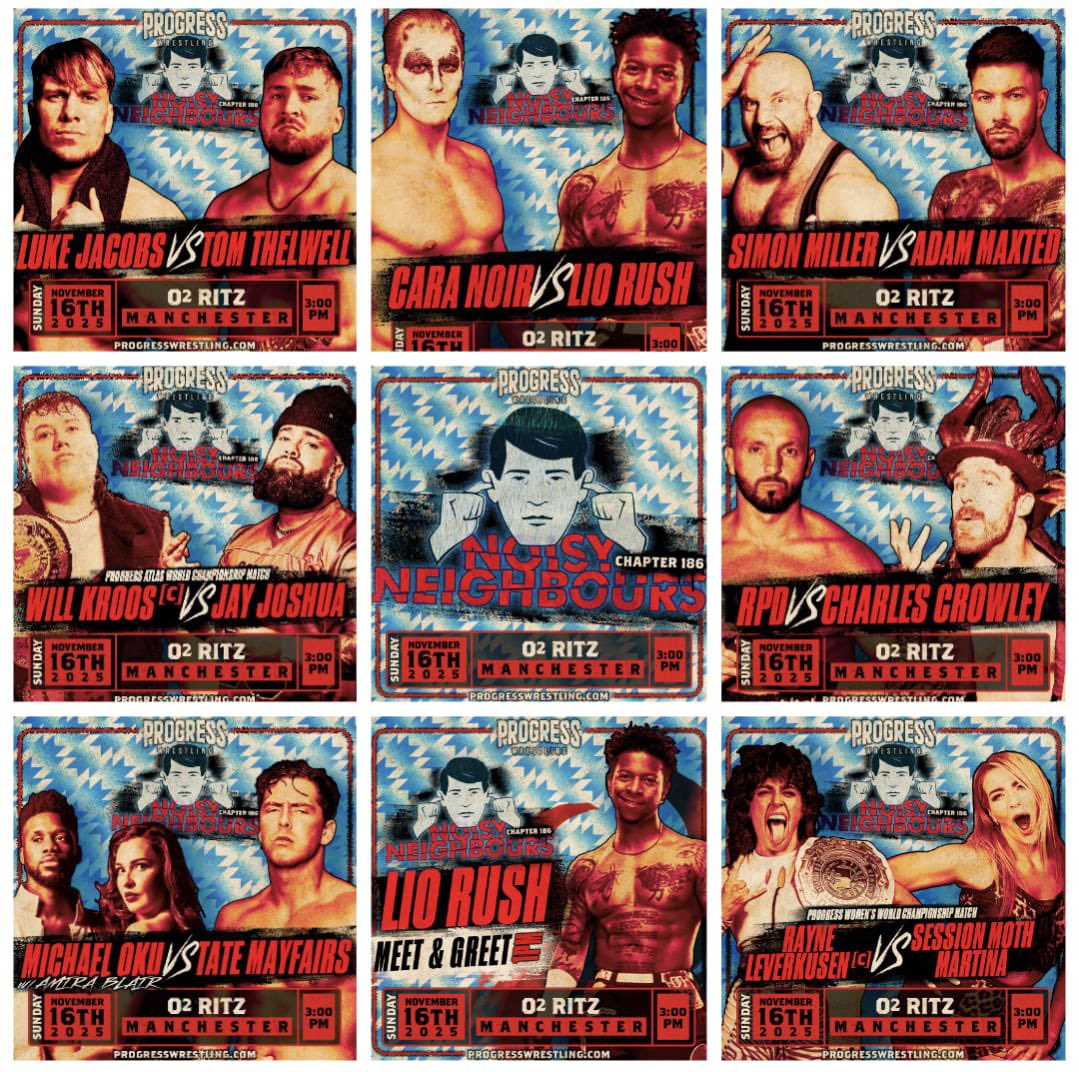 PROGRESS Wrestling returns to #Manchester this Sunday at the 02! 

We’d love you to join us there! 

🎟️ progresswrestling.com/tickets/

It promises to be quite the card as they return back north! 

<a href="/ThisIs_Progress/">PROGRESS Wrestling</a>