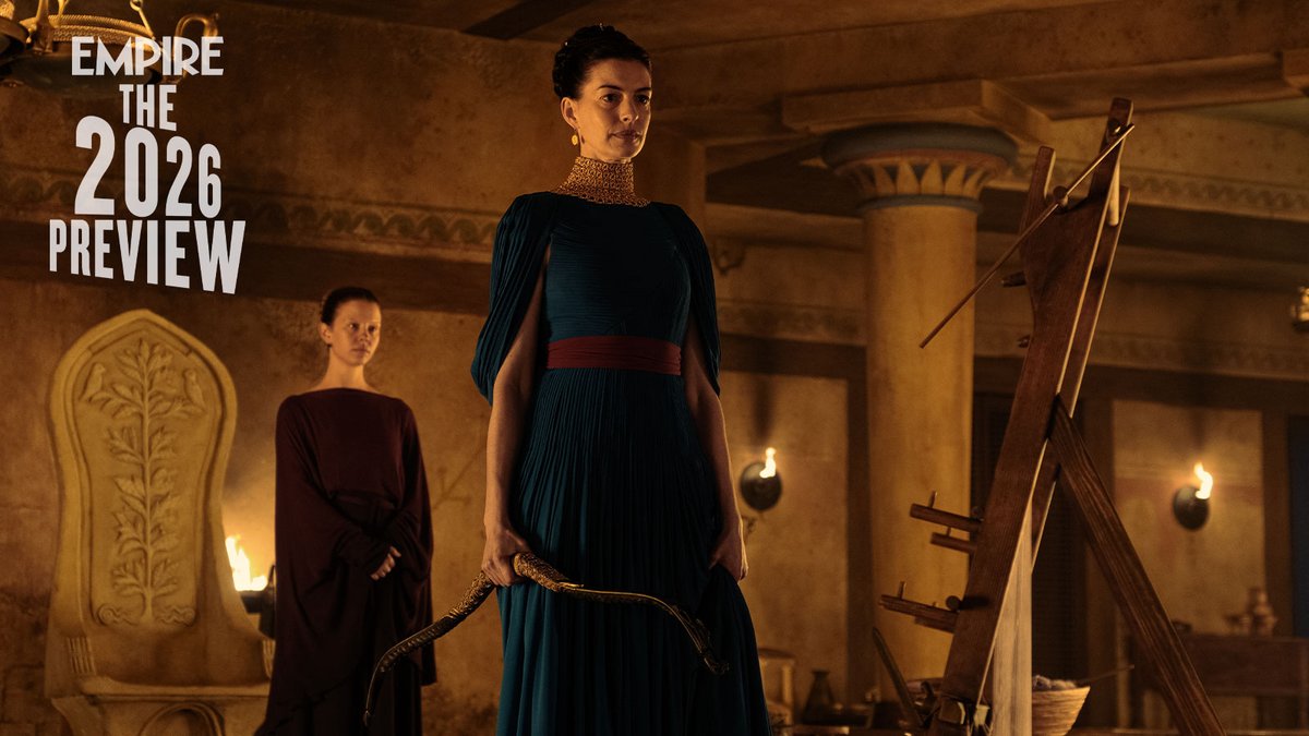 FIRST LOOK 🚨

Christopher Nolan’s #TheOdyssey stars Anne Hathaway as Penelope, Odysseus’ wife awaiting his return in Ithaca. Alongside her is Mia Goth as Melantho, one of the maids in the palace.

READ MORE: empireonline.com/movies/news/th…