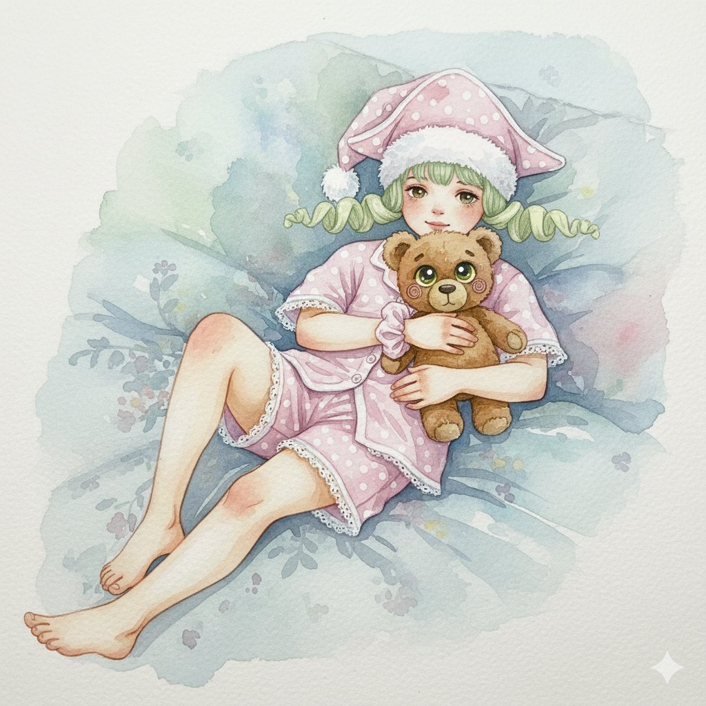 kei_prompt #ゆめおりプロンプト おやすみ、大人みもたん。