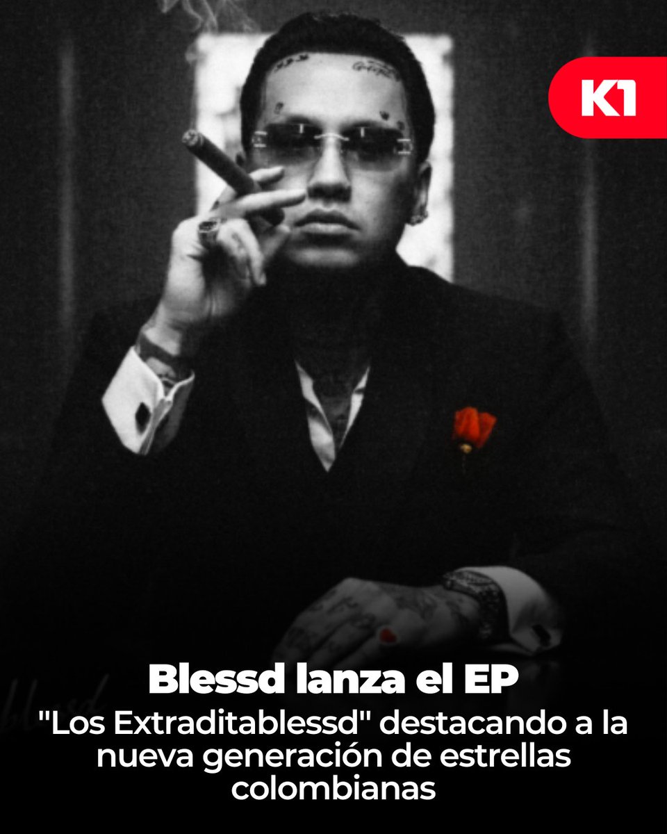 🔥🇨🇴 Blessd lanza “Los ExtraditaBlessd” 🎶 Trap puro, crudo y con la nueva generación colombiana al frente 🚀🎤 ¡Un movimiento que eleva a las futuras estrellas! 🌟✨Toda la info en 👉 acortar.link/zGwlcD 👈 (BV)