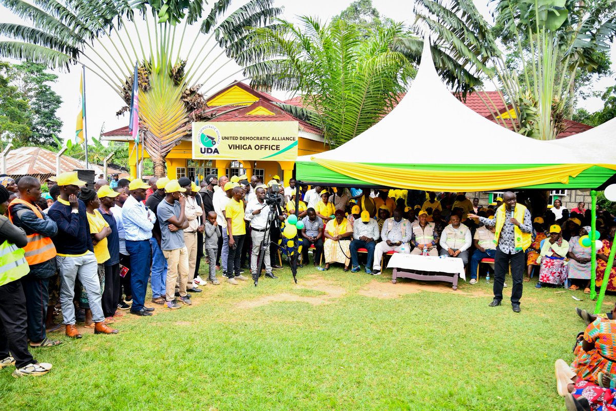 UDA Party has opened an office in Vihiga County to strengthen its visibility and presence at the grassroots.

Deputy Party Leader and Lamu Governor Issa Timamy and Secretary General Sen. Hassan Omar oversaw the event that was also witnessed by Deputy Secretary General Hon. Omboko
