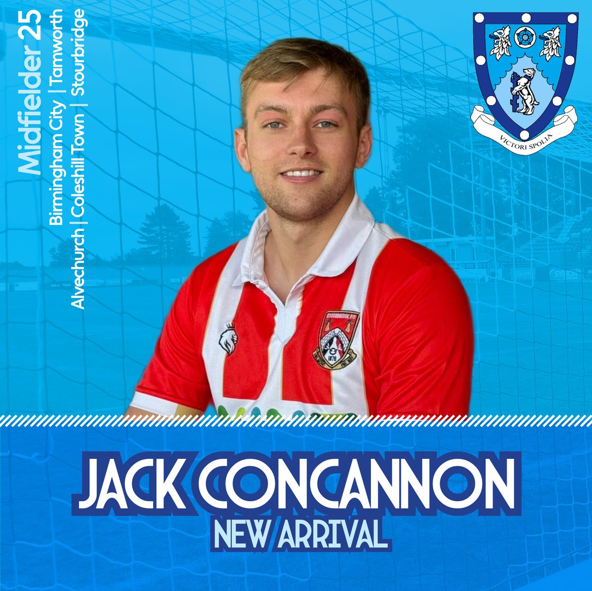 ✒️ We have made the signing of attacking midfielder Jack Concannon from <a href="/StourbridgeFC/">Stourbridge FC</a>.

The 25-year-old former <a href="/BCFC/">Birmingham City FC</a> man lists <a href="/tamworthfc/">Tamworth Football Club</a>, <a href="/Alvechurch1st/">Alvechurch FC</a> and <a href="/coleshilltownfc/">Coleshill Town FC</a> among his former clubs.

Welcome, Jack!

#utv
