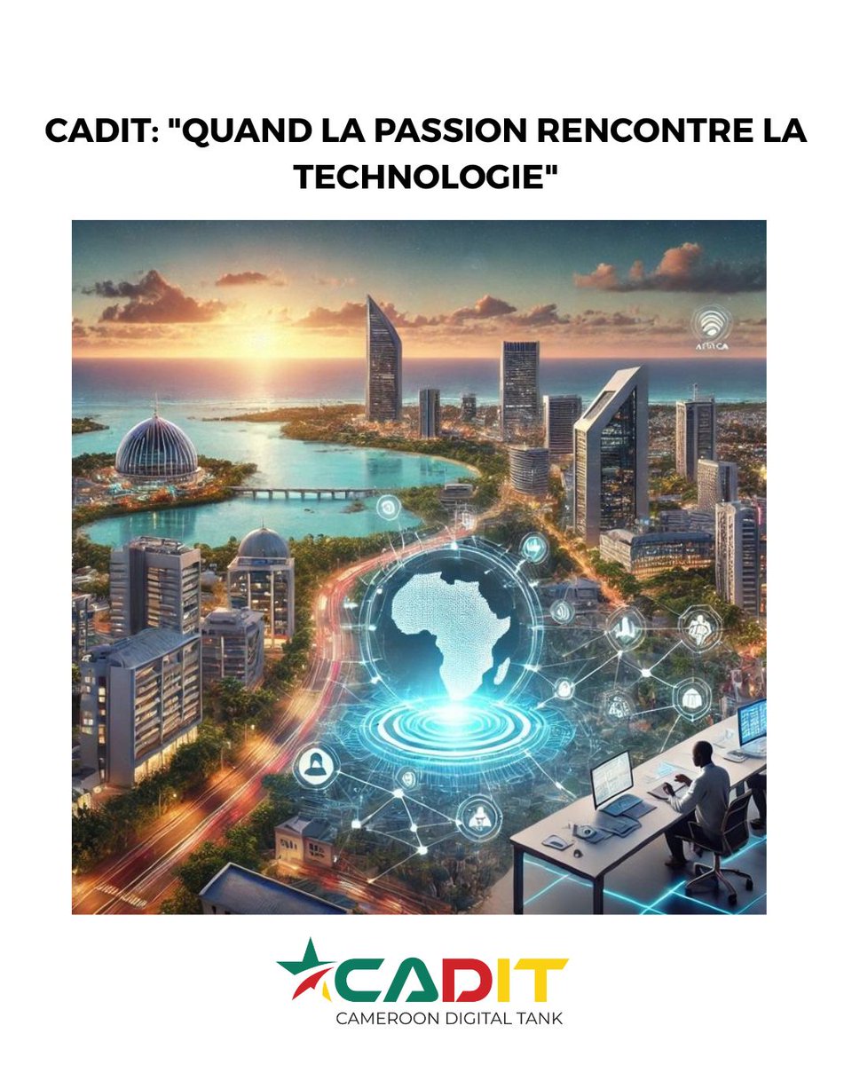 CADIT237's tweet photo. CADIT: QUANT LA PASSION RENCONTRE LA TECHNOLOGIE

Chez CADIT, nous croyons que l’innovation naît de la passion — celle qui repousse les limites, transforme les idées en solutions et connecte l’Afrique au futur. 🌍💡
#CADIT #InnovationAfricaine #DigitalAfrica #InnoverPourDemain https://t.co/s2dfDqZ0Y2