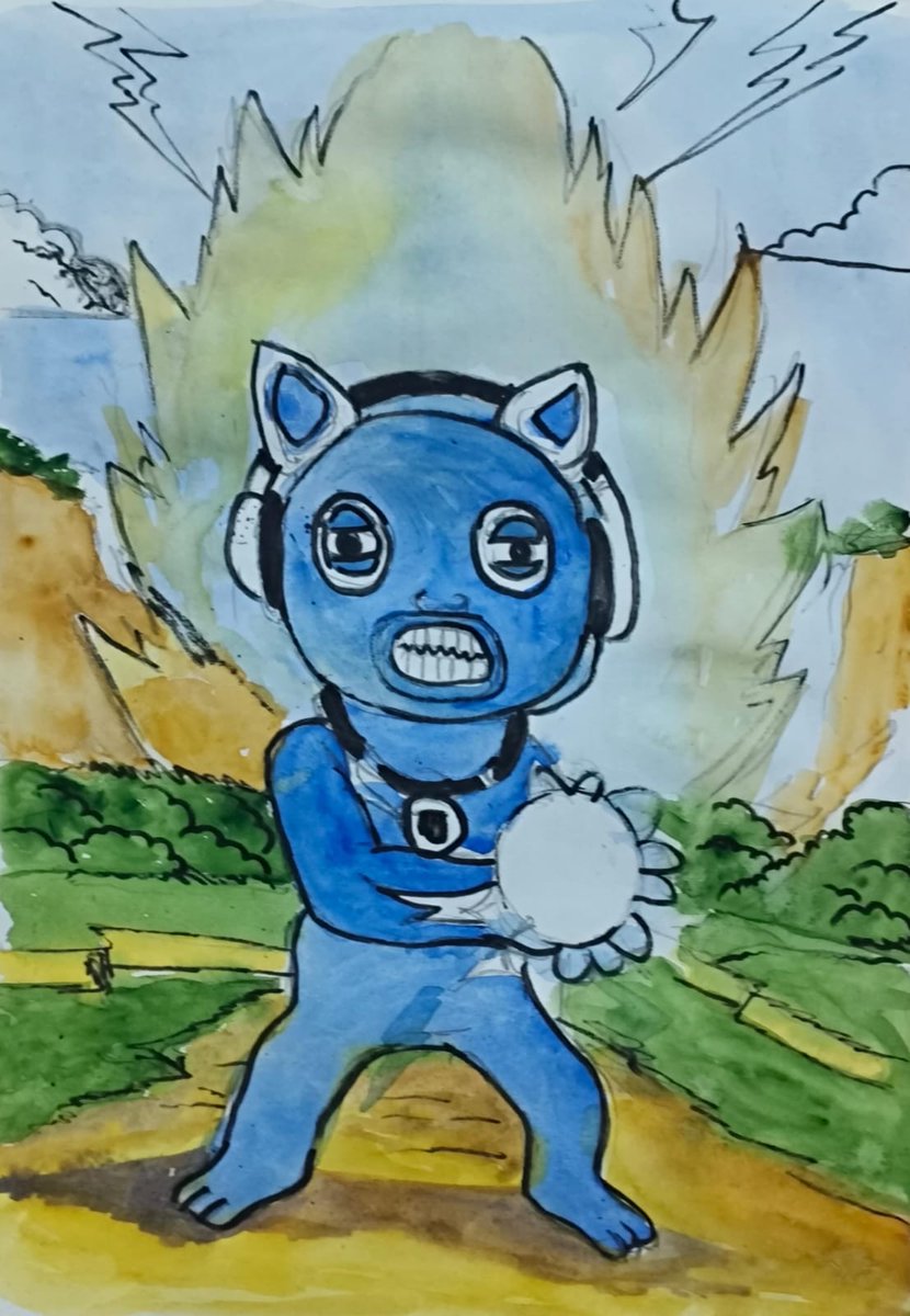 dhirajleg's tweet image. I’ve been following @just_t00ns and their wild creative energy is something different ✨ so I decided to join into the culture.

Made this one through  my leg 🦵 yeah for real 🎨 . The t00ns energy got me moving literally 🔥 . Can’t wait to see what they’re cooking next.

Art…