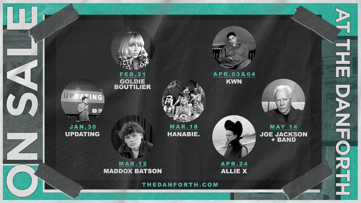 TheDanforthMH's tweet image. Grab your tickets to this week’s fire on-sales by heading over to thedanforth.com 🌟