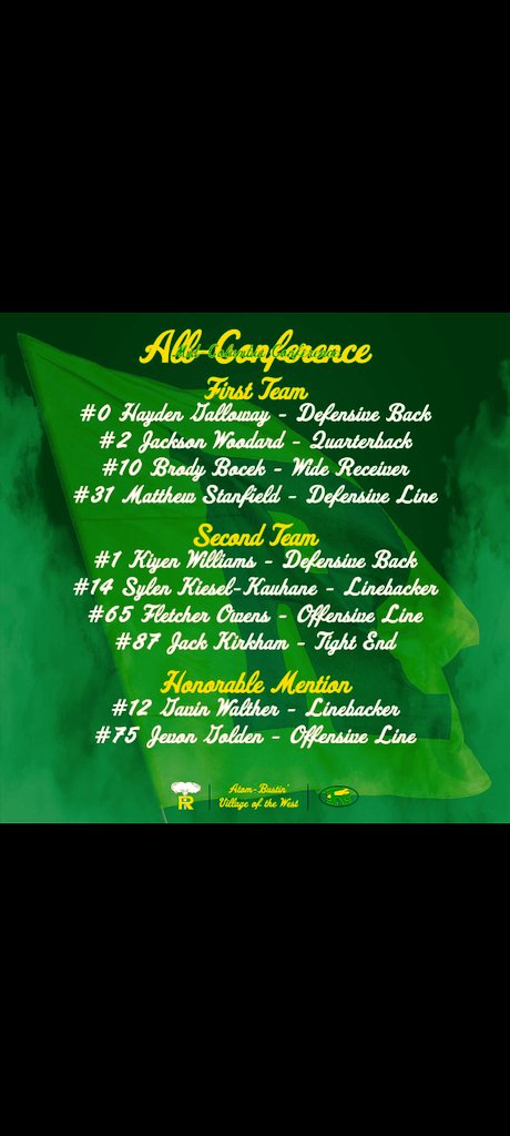 1st Team - 3 years in a row.
I share the field with some dudes! So proud of all these guys.
#rafn
#bomberfootball