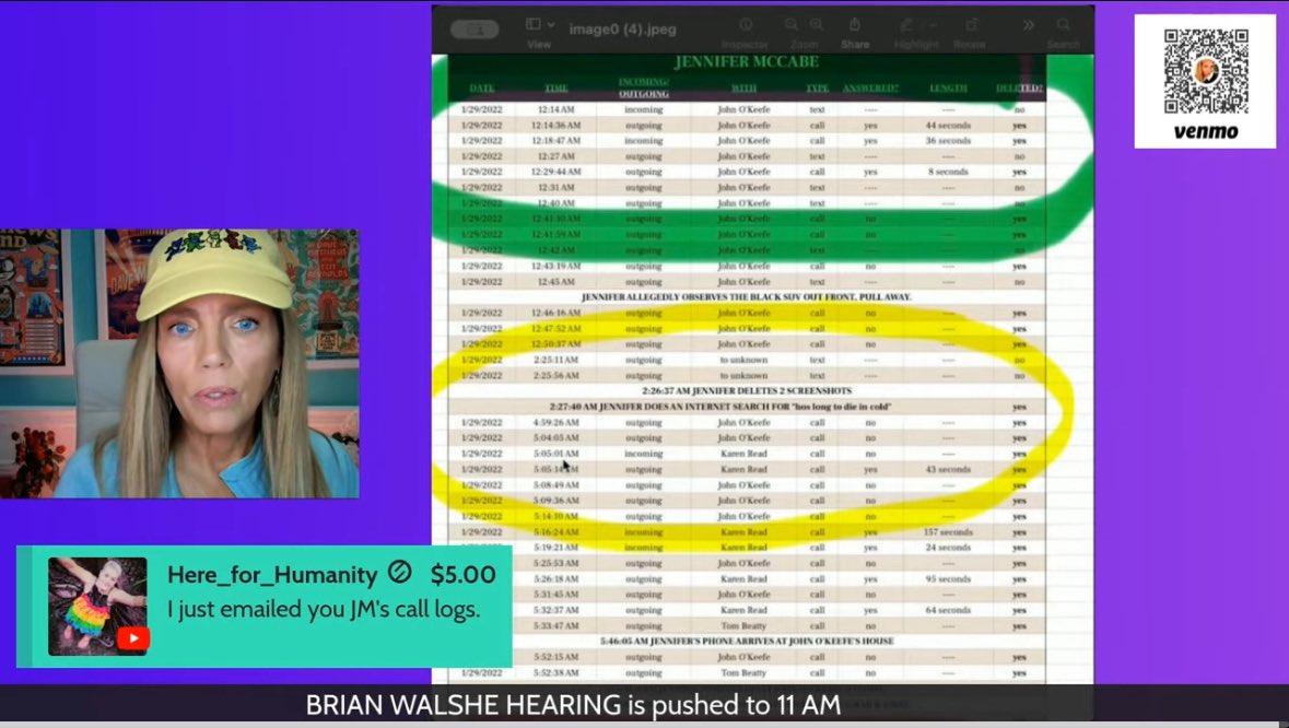When Melanie Little uses your post on her show.. It’s a Goooooood Friday! 

ohh AND for the dummies who don’t have functioning brain cells .. this is NOT a phone extraction it’s a chart of Jenny’s phone activity from that day, not the phone extraction from the provider.. i