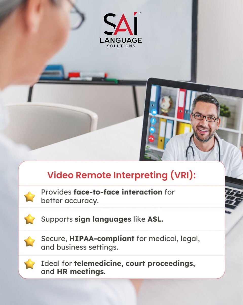 language_sai's tweet image. Need fast language support? Whether you need quick over-the-phone assistance or video-based interpretation with visual cues, we&apos;ve got you covered!

Both ensure seamless multilingual support in healthcare, legal, and business settings.
.
.
#LanguageSupport #FastInterpretation