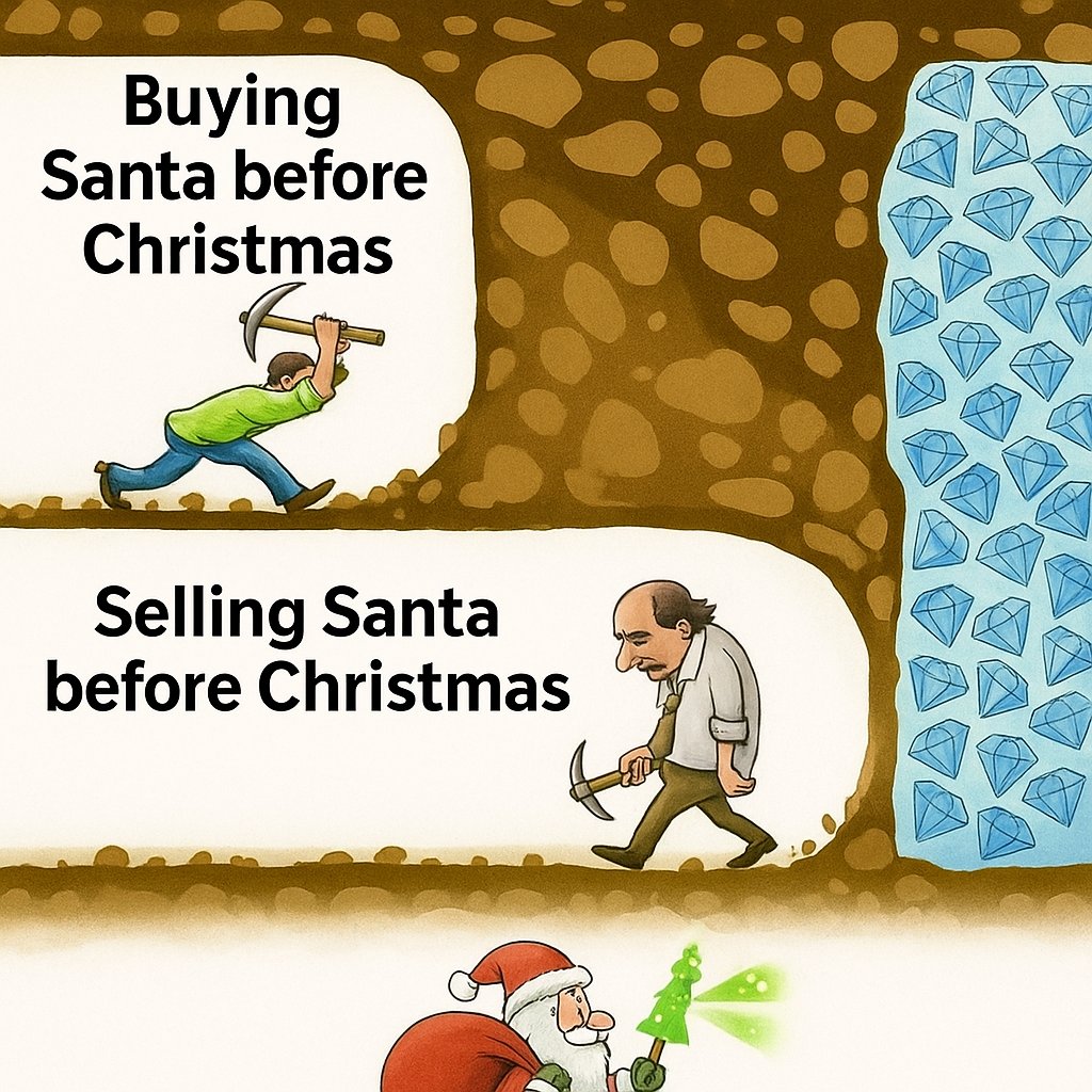 Selling $SANTA right now could be the biggest mistake you do this year!
Fading it is even worse.
Soon big things are coming