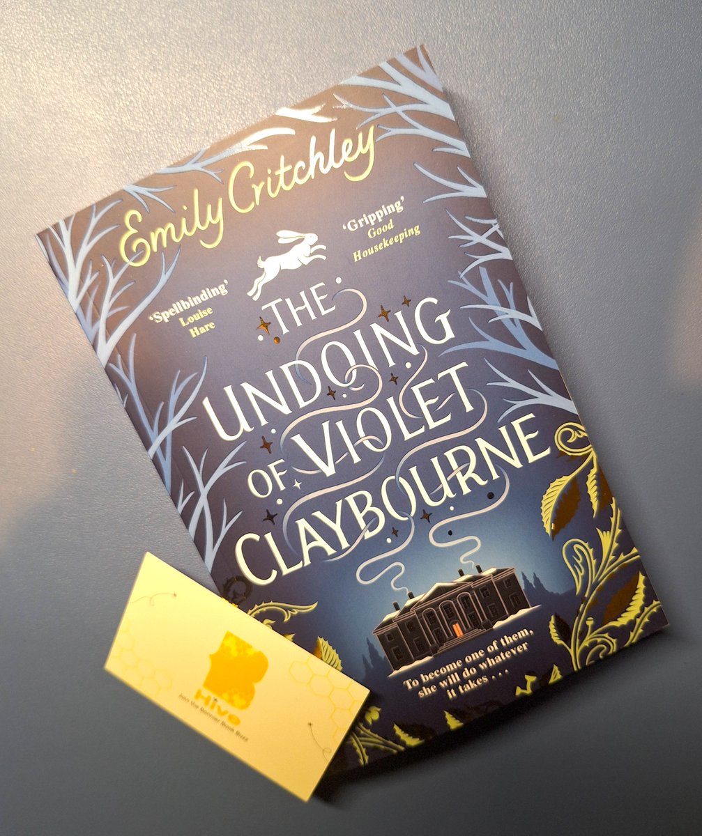 ws_luk's tweet photo. I'm excited to read @EmilyMCritchley's THE UNDOING OF VIOLET CLAYBOURNE, now available in paperback from @ZaffreBooks!

Stay tuned for my review of this wintry Gothic mystery on my blog: https://t.co/KKuqqUBGkK

#BookTwitter #booktwt #bookreview #BookPost https://t.co/DFNKQgYtSR
