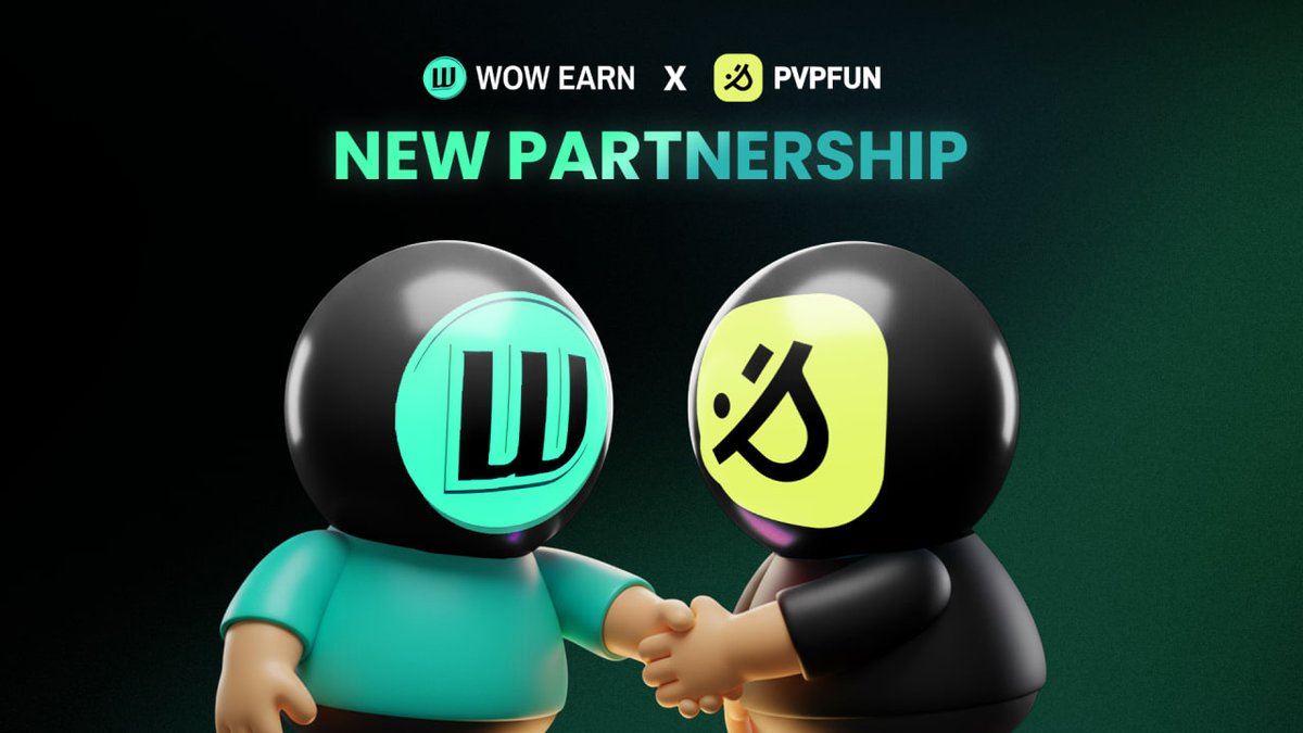 WOWEARNENG's tweet image. WOW EARN x PVPFUN - The Future of Instant Web3 Creation⚡️

We’re excited to announce our partnership with @pvpfun_ai the intelligent Web3 infrastructure turning ideas into live, on-chain products in minutes with no coding required.

Powered by its AI-driven FunScript engine,…