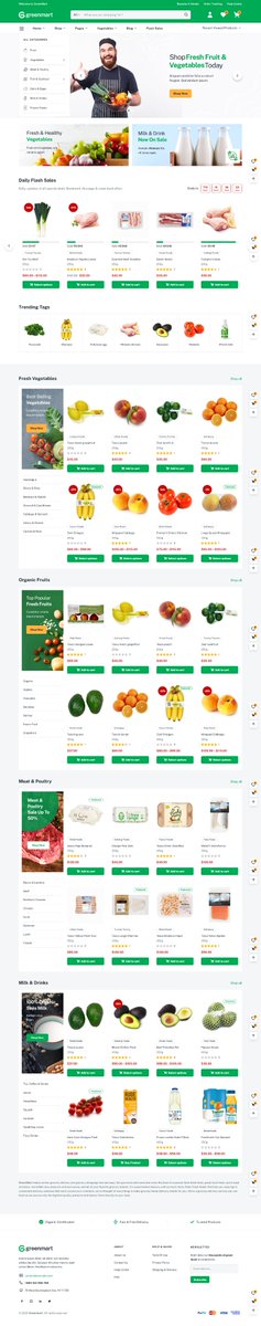 WPWebMadness's tweet image. Organic &amp;amp; Food WooCommerce Website Design Template

Want that design, Contact me.

#WooCommerce #WebsiteDesign #webdevelopmentclasses