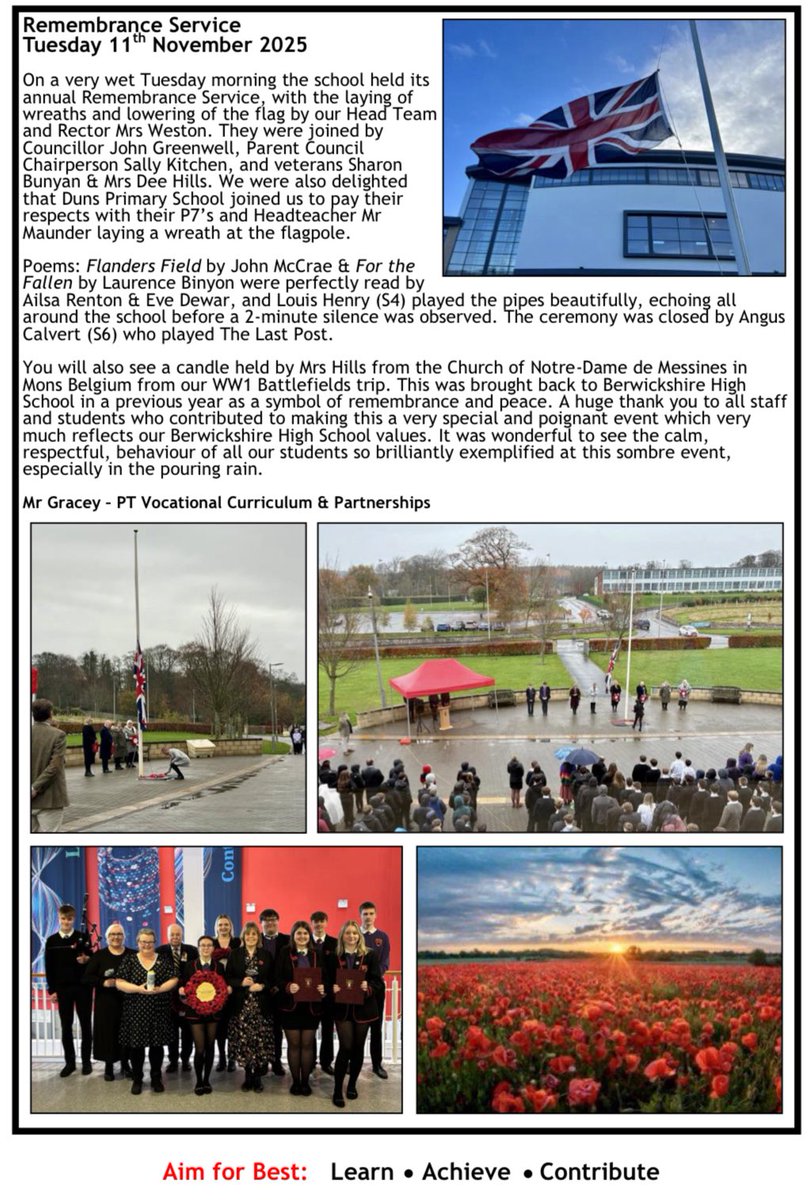 🐻Berwickshire HS Latest Career News!!! 🤝 📣 tweet media