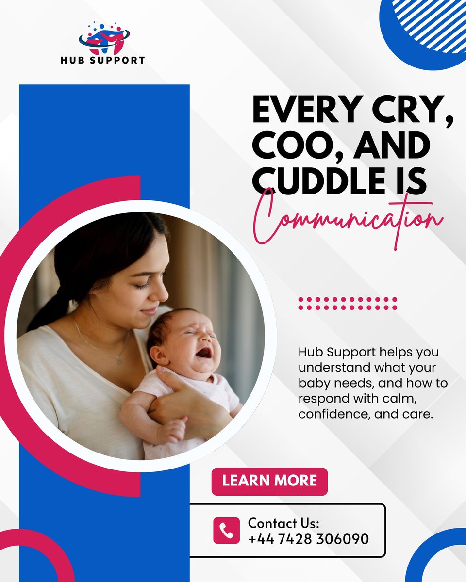 yourhubsupport's tweet image. Hub Support helps you understand what your baby needs and how to respond with calm, confidence, and care.

👶 Programs tailored for babies under 2
🤝 Tools for strengthening connection and emotional security
-
💚Join now at hubsupport.uk

#babydevelopment #parentingtips