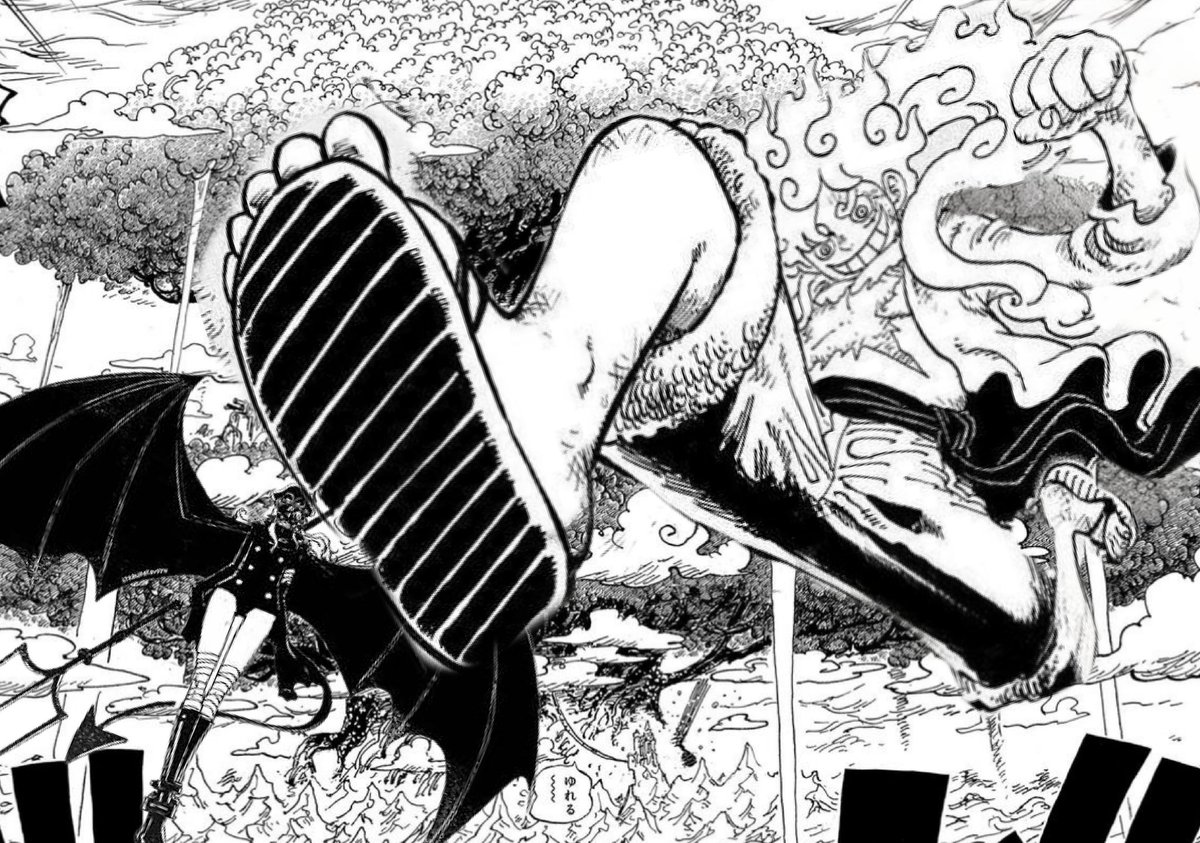 sigmarshanks's tweet photo. Luffy making himself bigger than Elbaf is gonna go crazy https://t.co/QsAIYYxuhg