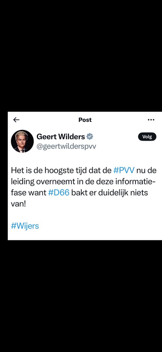 Maarten_NH's tweet photo. Ja Wilders bakte er wat van. De feiten:
1. 6 maanden formatie
2. 11 maanden “regeren” (ruzie)
3. 7 wetjes 
4. De asielwetjes nog niet door de 1e kamer 
Dus na 21 maanden nog niks van je programma bereikt. Top gedaan #Wilders als slechts presterende regeringspartij! https://t.co/9toZqnGLlZ