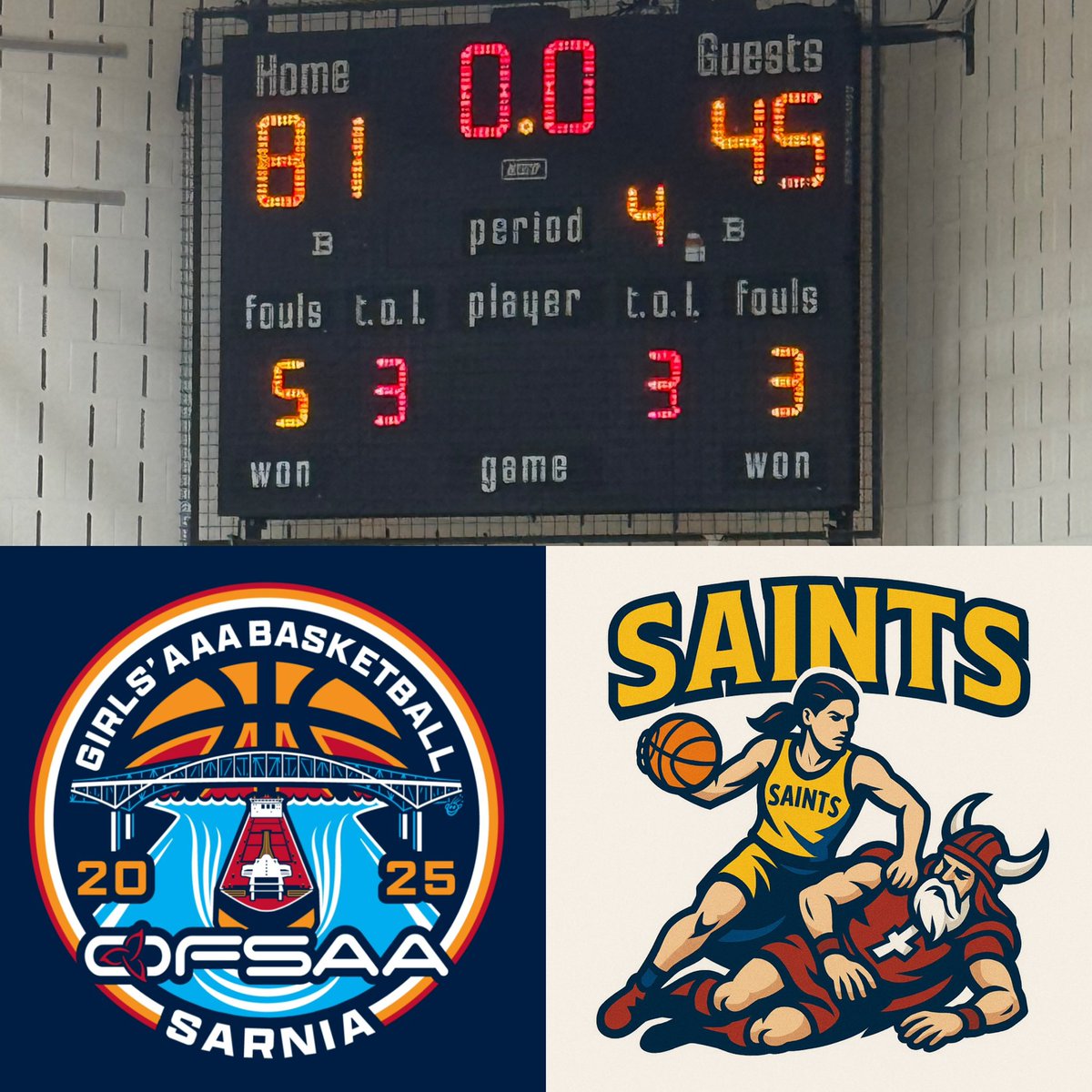 AddisonFicon's tweet image. Could not be more proud of my teammates - 24 hours after a tough road loss we handled our business and secured a spot at next week’s provincial finals OFSAA AAA Championship - Sarnia @Lea_Ward14 @Lauren1Ward