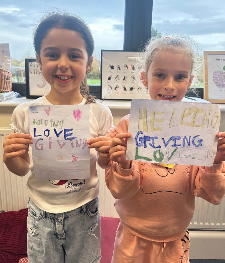 HurstParkSchool's tweet photo. Y2 is championing kindness! 🧡 We made fantastic posters for the Anti-Bullying Week theme: 'One Kind Word'. The children did an amazing job discussing and illustrating why we should always treat everyone with kindness and respect. @LEOacademies https://t.co/iFgv2362LG