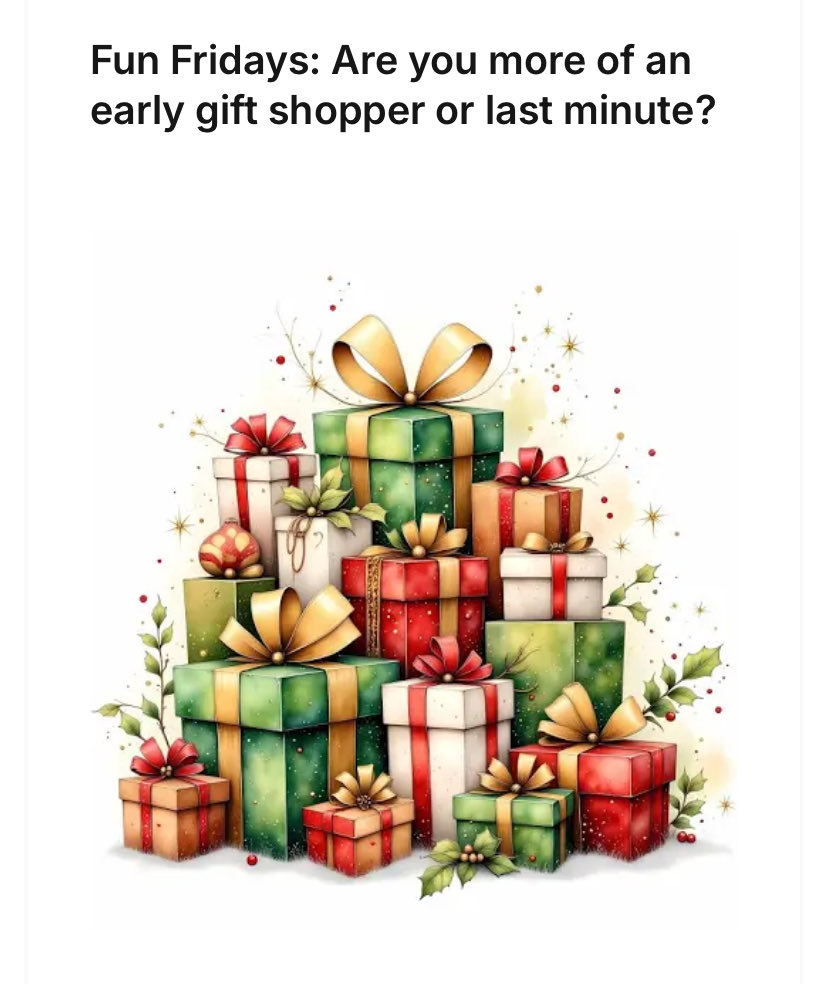 votingwithmoney's tweet image. Fun Fridays: Are you an early gift shopper or last minute? Vote anonymously on Zytegyst! apps.apple.com/us/app/zytegys… #Zytegyst #FunFridays