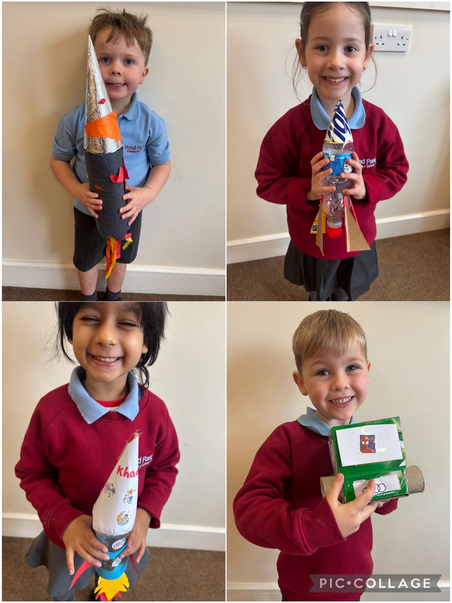 pondparkp1's tweet photo. P1H loved doing a Show and Tell of our brilliant junk modelling creations they completed at home, aren’t they brilliant! 🥳🤩 https://t.co/cWBnbCCQxP