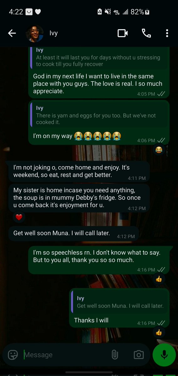 Munalozy's tweet image. God blessed me with amazing neighbors who look out for me like I’m their own sibling. They arranged food that will last me for days because I’m sick and shouldn’t be stressing myself. I’m truly grateful to live among such wonderful people.

It&apos;s the yam for me. 🤣
